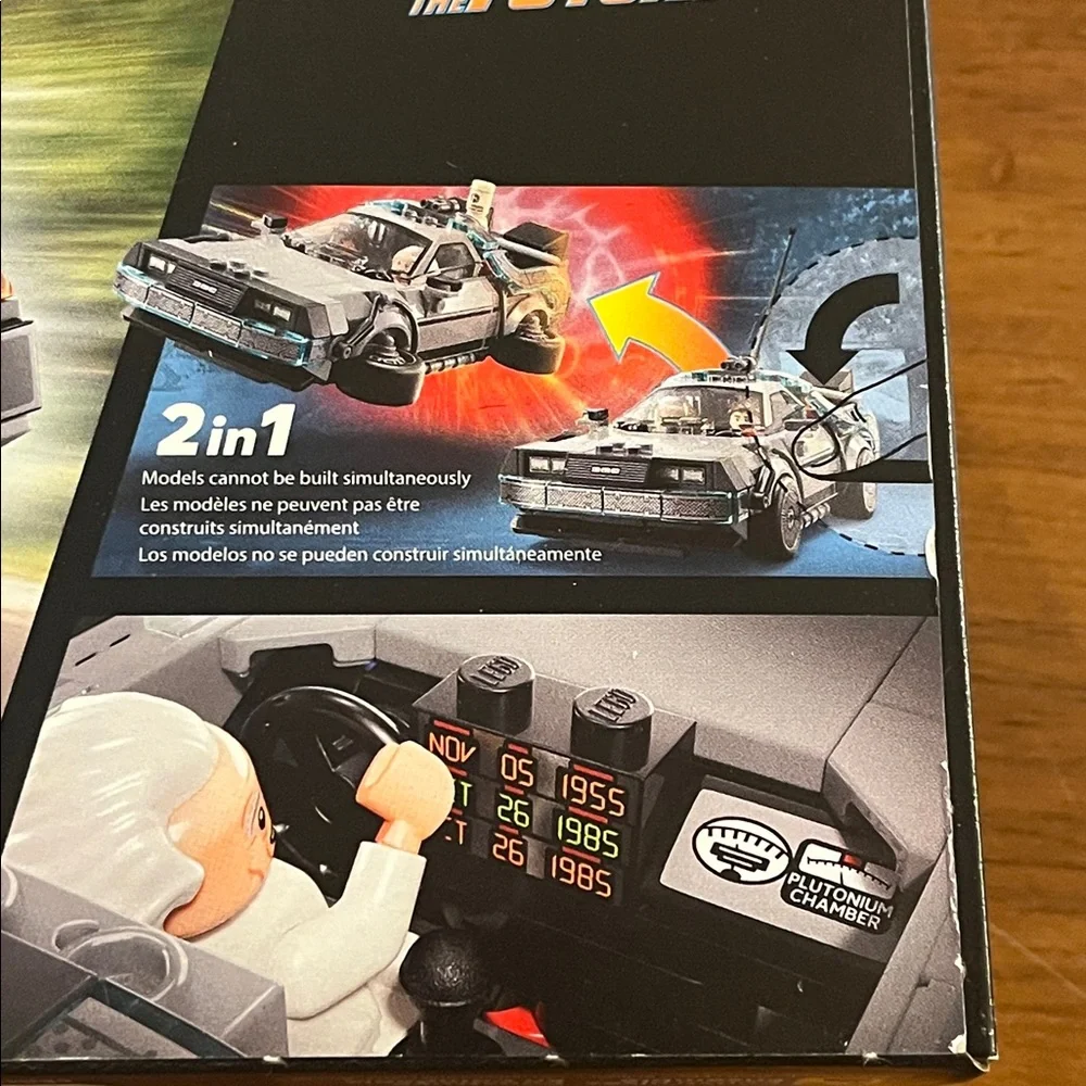 Lego 77256 Back To The Future Delorean Speed Champions new in box with Doc Marty